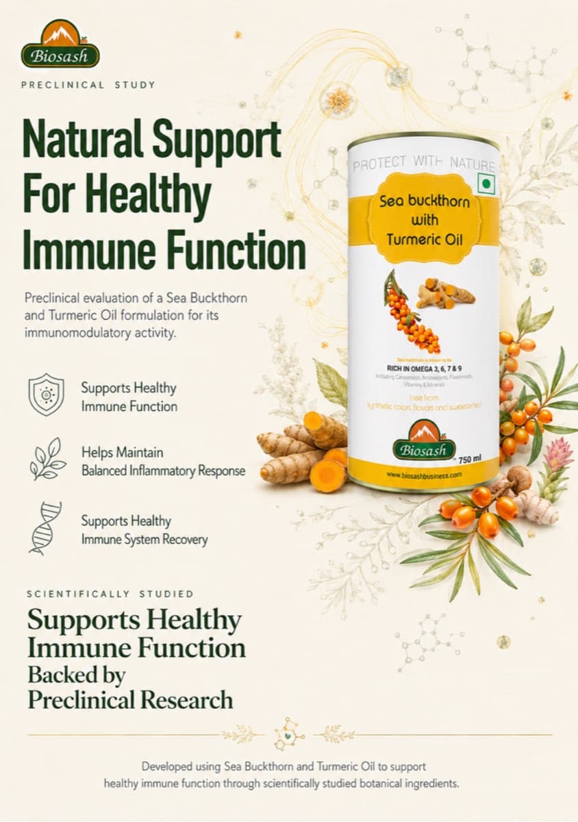 Pre-clinical study — Sea Buckthorn With Turmeric Oil