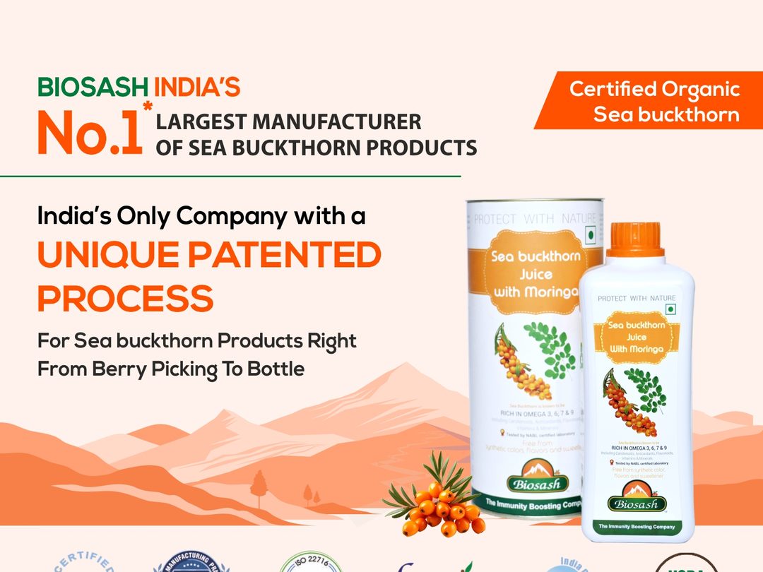 Sea Buckthorn Juice With Moringa