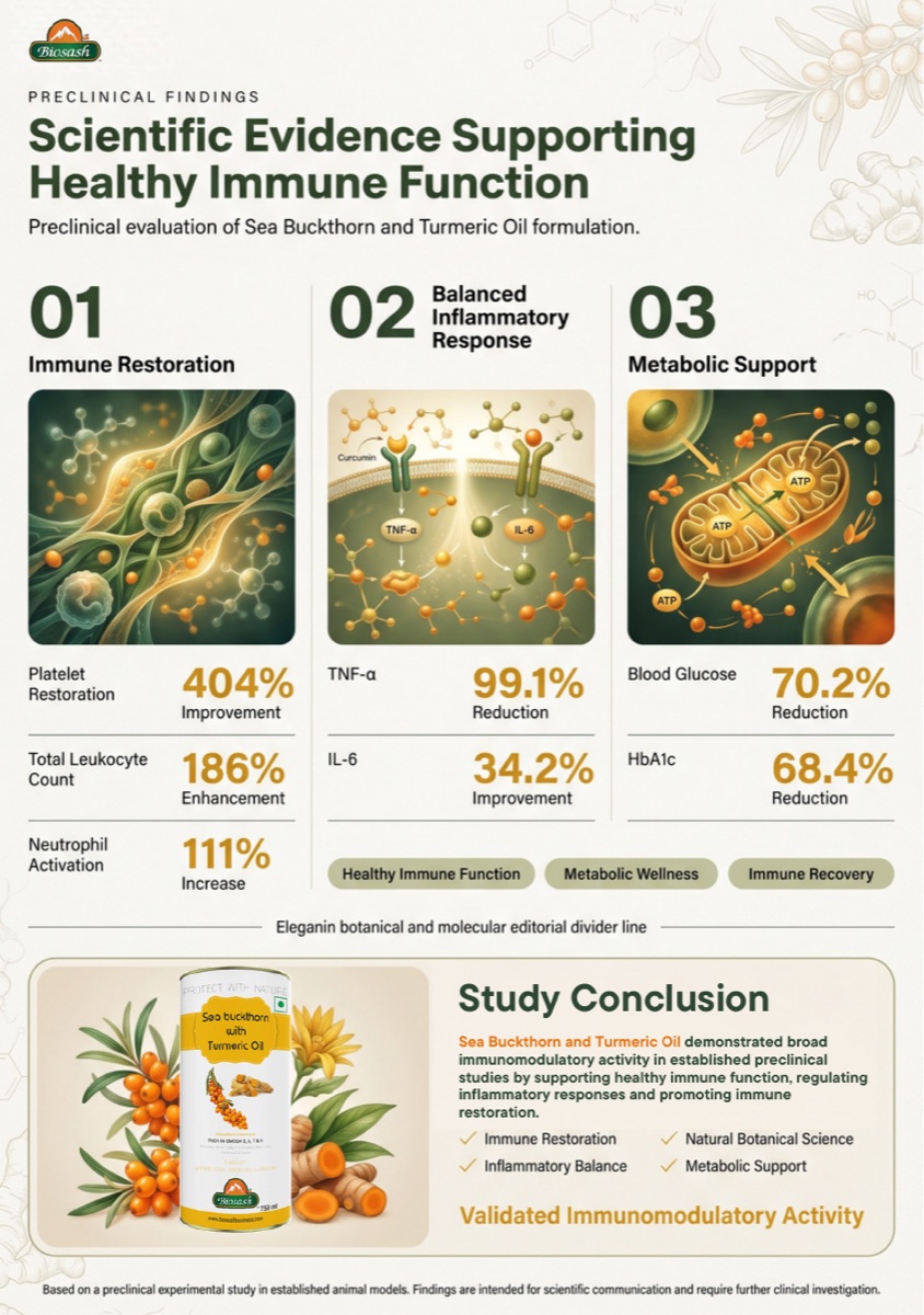 Pre-Clinical Study — Sea Buckthorn With Turmeric Oil